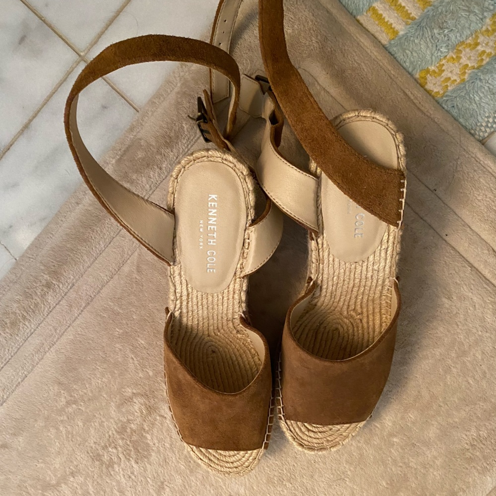Kenneth Cole -Size 9-wedge sandals. Worn once